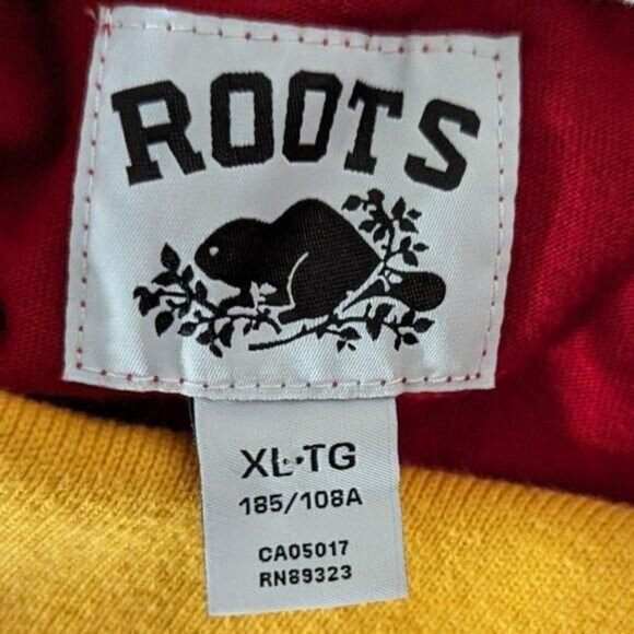 Roots Spain Rugby Polo Shirt Red Yellow XL - Picture 7 of 8